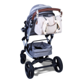 Prebaľovacia taška Mommy Club Signature Teddy Off White