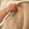 Deka pletená / fleece 70x100 Pure Soft Beige