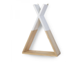 Polica na stenu Tipi Natural White