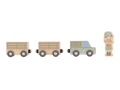 Stolík s aktivitami drevený XL Safari Friends