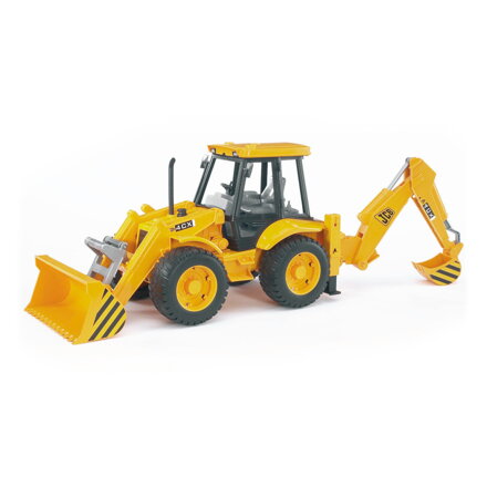 Bruder 2428 Traktor JCB 4CX čelný nakladač + bager