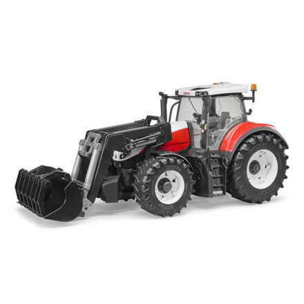 Bruder 3181 Traktor Steyr 6300 Terrus s čelným nakladačom