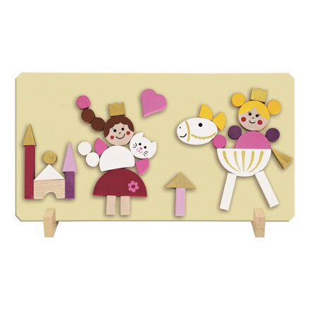 Detoa Magnetické puzzle Princezné