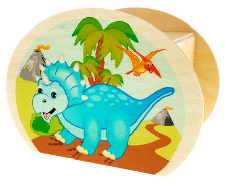 Hess Drevená pokladnička Dinosaurus