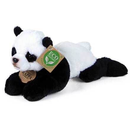 Plyšová panda ležiaca 18 cm ECO-FRIENDLY