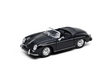 Welly Porsche 356A Speedster model 1:24 červený bez strechy
