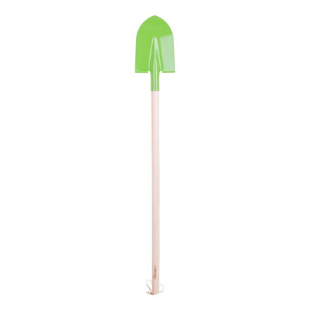 Bigjigs Toys Záhradná lopata zelená, špicatá