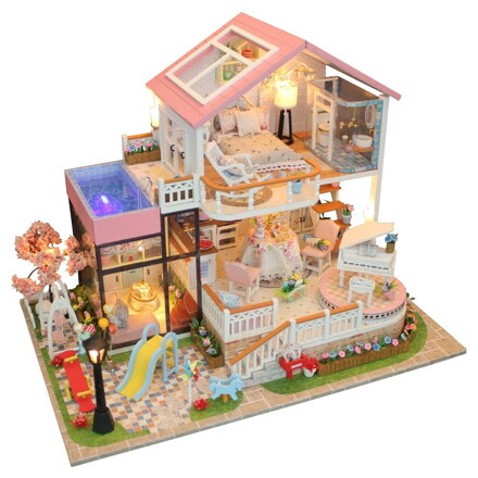 Dvěděti Miniatúra domčeka Roztomilá vila