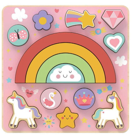 2Kids Toys Balančné puzzle Unicorn 2v1