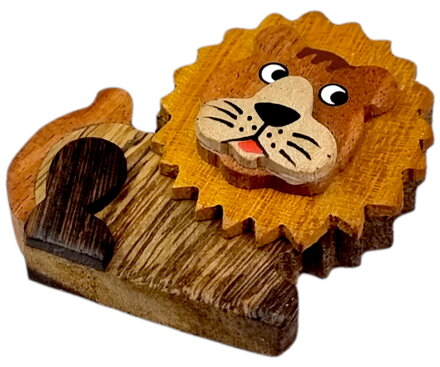 2Kids Toys Drevená magnetka veľká Lev
