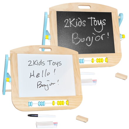 2Kids Toys Magnetická tabuľa obojstranná stolná