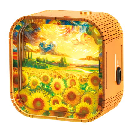 2Kids Toys 3D drevená skladačka Lampička Slnečnicové pole