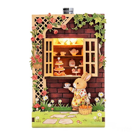 2Kids Toys 3D drevená skladačka Magnet Zajačikova cukráreň