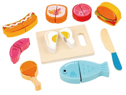 2Kids Toys Drevené potraviny na krájanie