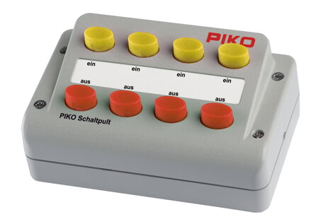 Piko Analógový ovládací panel (4 spínače, červeno-žlté) - 55261