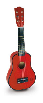 Detská gitara červená