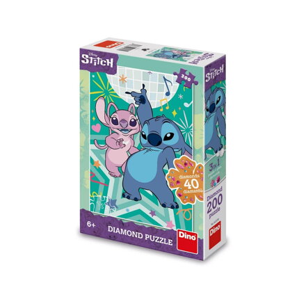 Dino Puzzle Stitch diamond 200 dielikov