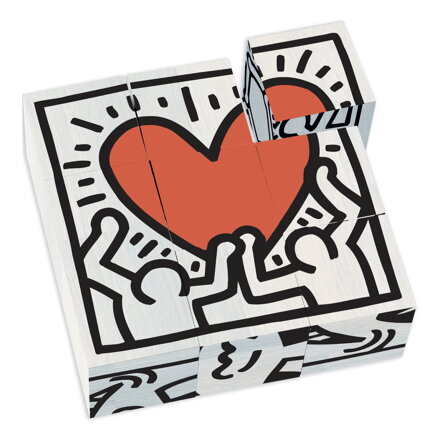 Vilac Obrázkové kocky Keith Haring - poškodený obal