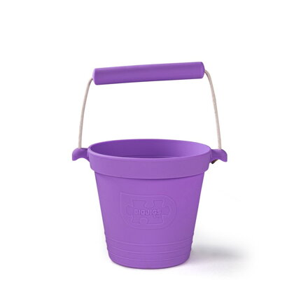 Bigjigs Toys Silikónové vedierko fialové Lavender