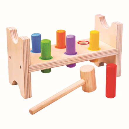 Bigjigs Toys Drevená zatĺkačka