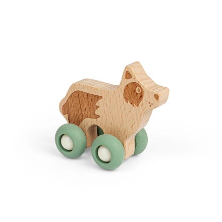Bigjigs Toys Domáce zvieratko na kolieskach Pes