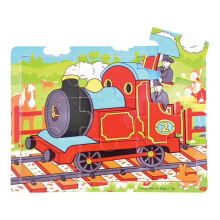 Bigjigs Toys Puzzle Vlak 9 ks