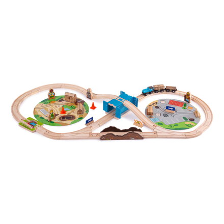 Bigjigs Rail Drevená vláčikodráha Stavba