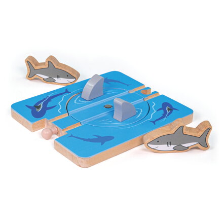 Bigjigs Rail Drevené koľaje Vír so žralokmi