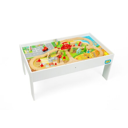 Bigjigs Rail Drevená vláčiková dráha na stole