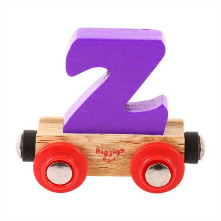 Bigjigs Rail Drevené vláčiky - Vagónik Písmeno Z