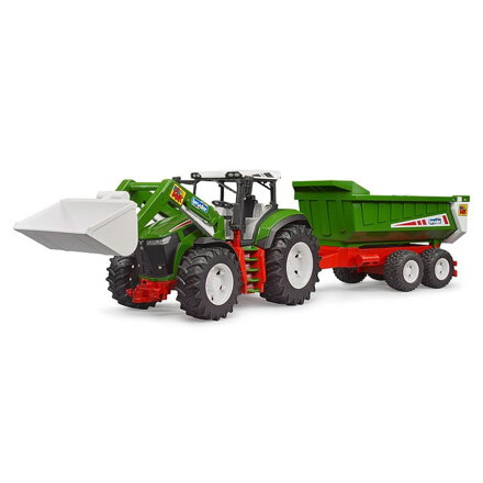 Bruder 3452 Traktor ROADMAX s čelným nakladačom a prívesom