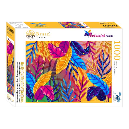 Brain Tree Puzzle Farebné rastliny 1000 dielikov