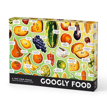 Galison Puzzle Googly Food 1000 dielikov
