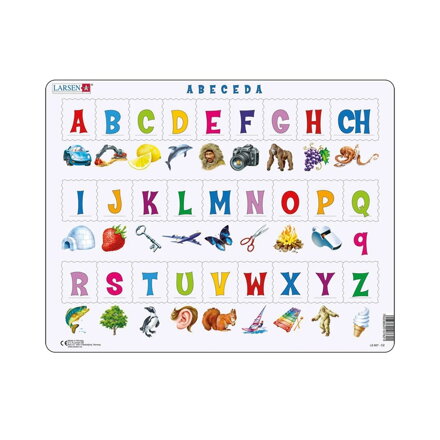 Dino Vzdelávacie puzzle Abeceda 27 dielikov