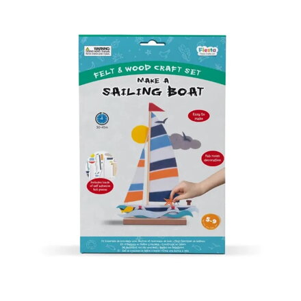 Fiesta Crafts 3D skladačka Kreatívna sada Plachetnica