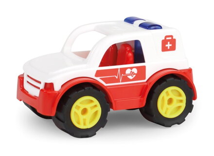 Lena Workies Záchranárske auto, ozdobný kartón