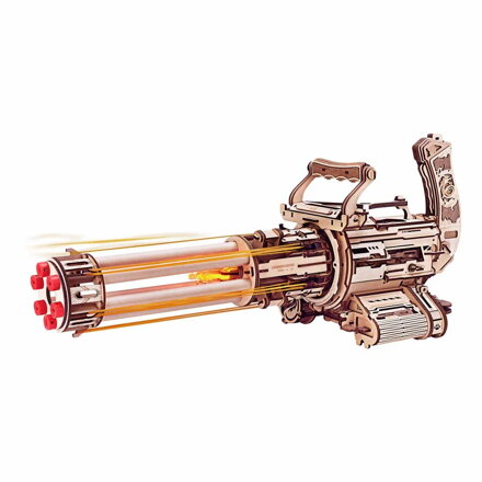 RoboTime 3D drevená mechanická skladačka Rotačný guľomet