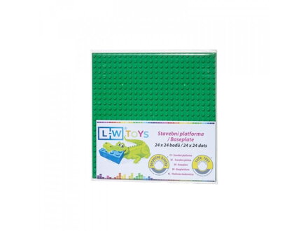 L-W Toys Základová doska 24x24 zelená