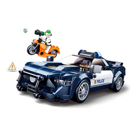 Sluban Town M38-B1063 Rýchle policajné auto - poškodený obal