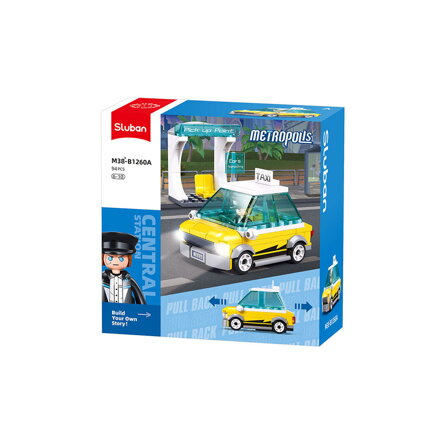 Sluban Metropolis M38-B1260A Žlutý taxík
