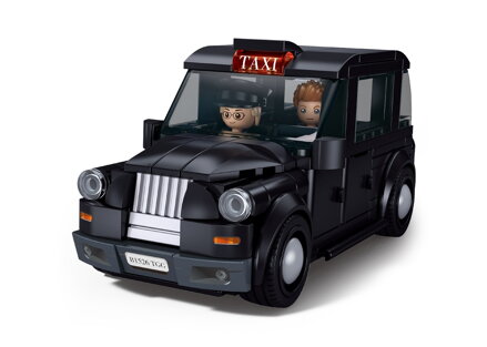 Sluban Model Bricks M38-B1526 Čierne taxi v mierke 1:35