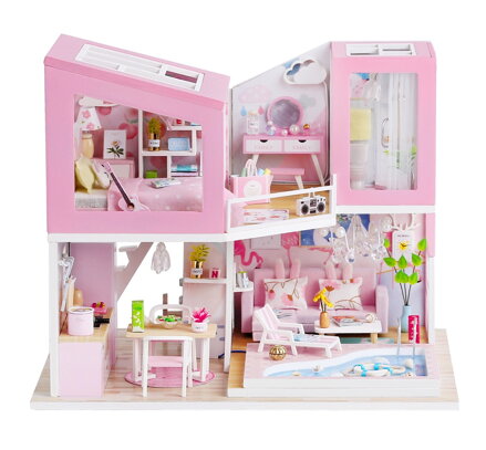 Dvěděti Miniatúra domčeka Vila prvej lásky