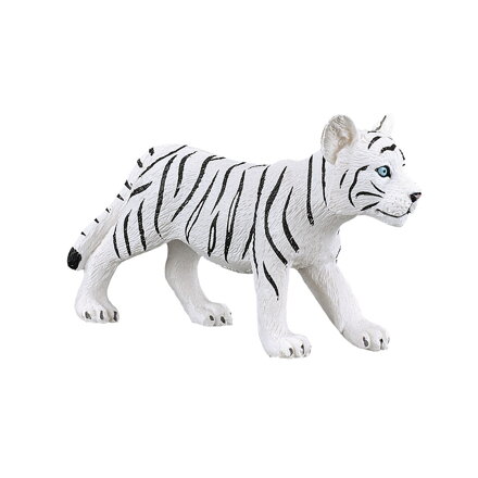 Mojo Tiger biely mláďa stojace