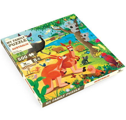 Rodinné puzzle Austrália 500 dielikov