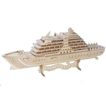 Woodcraft Drevené 3D puzzle Luxusná jachta P119