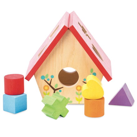 Le Toy Van Petilou - Vtáčia búdka s tvarmi