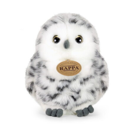Rappa Plyšová sova snežná 17 cm ECO-FRIENDLY
