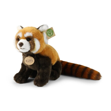 Rappa Plyšová panda červená 28 cm ECO-FRIENDLY