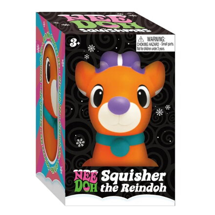 Schylling NeeDoh Squisher Reindoh Stláčacie vianočné sob