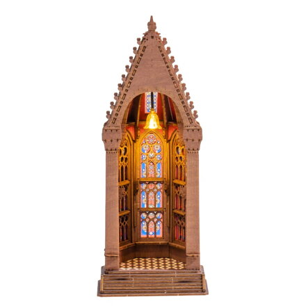 RoboTime 3D drevená skladačka Geometrická katedrála